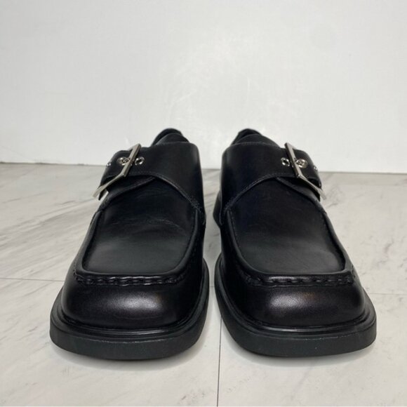 Vagabond Jaclyn Monk Balck Leather Shoe 10 - Picture 2 of 15